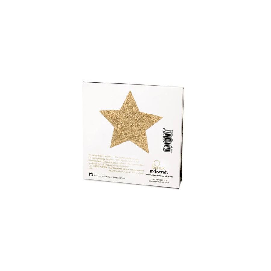 BIJOUX - NIEDYSKRETNE OSLONY NA SUTKI FLASH GOLDEN STAR